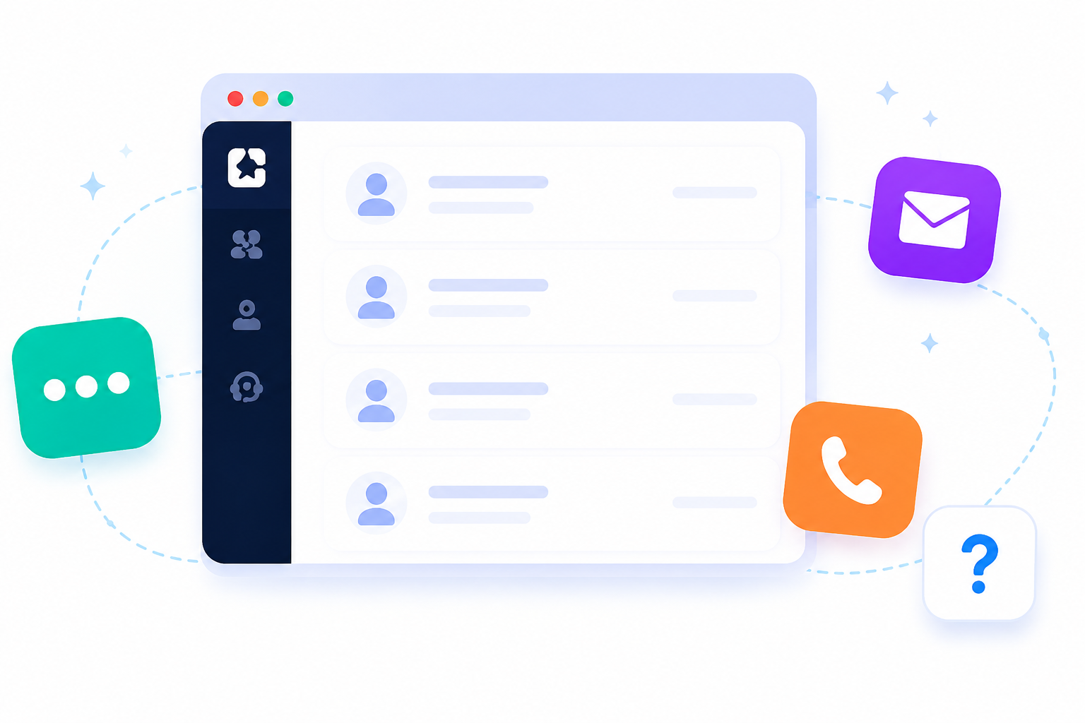 Light mode BlockWriteAI support illustration