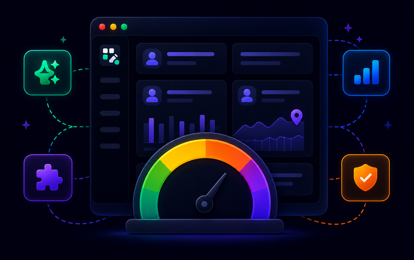 Dark mode fair usage limits dashboard